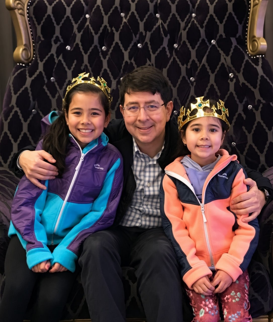 Mehrdad, Olivia and Caroline Nikfarjam